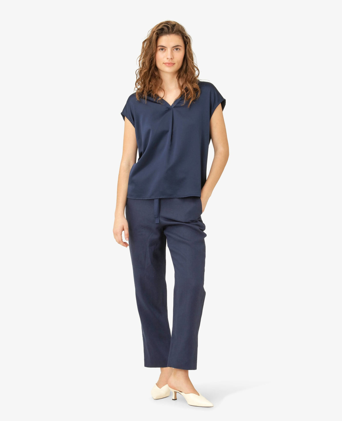 KATIENN BLUSE MED V-HALS Noa Noa Bluser