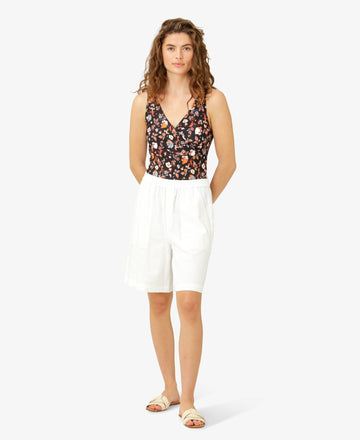 AMIRANN LINEN BLEND SHORTS