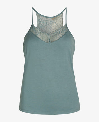 LAURANN LACE JERSEY TOP