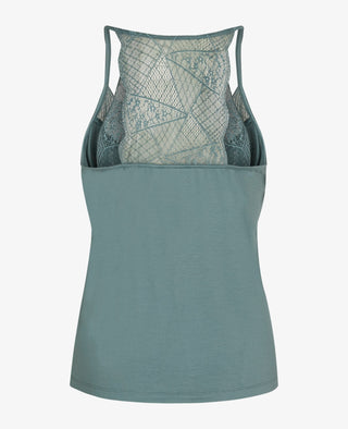 LAURANN LACE JERSEY TOP