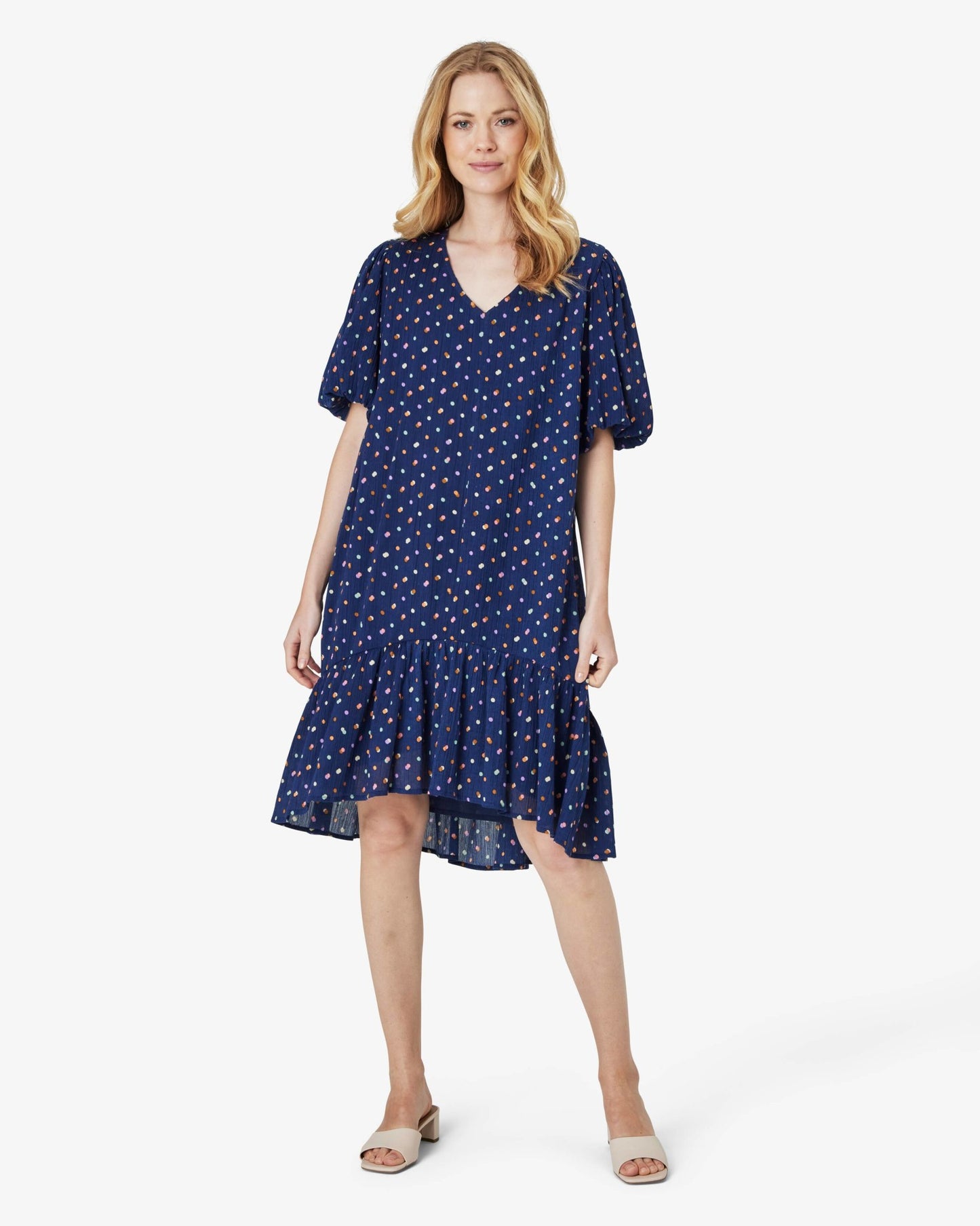 NIKITANN DOTTED DRESS