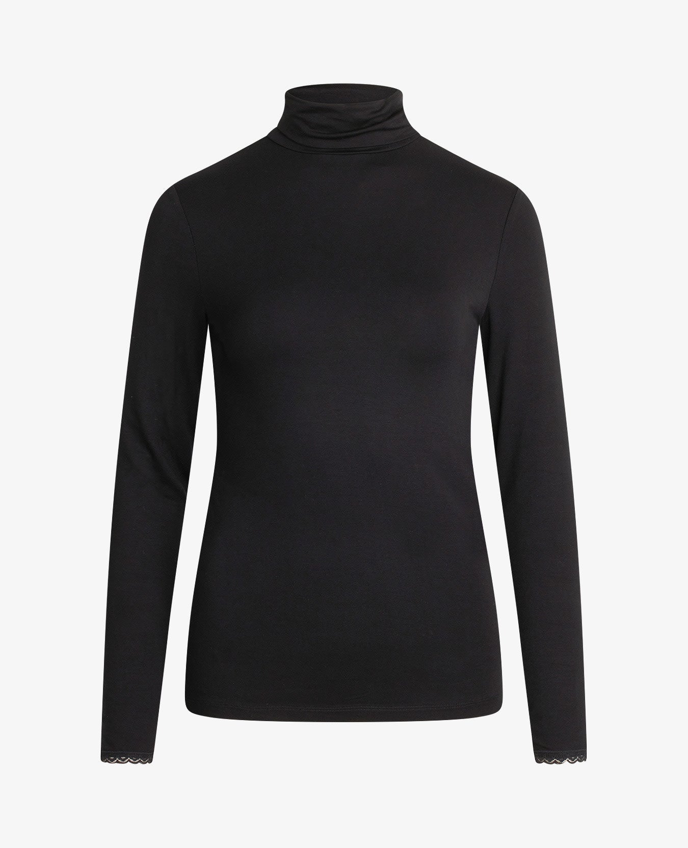 LAURANN ROLL NECK BLOUSE