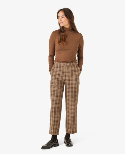 LAURANN ROLL NECK BLOUSE
