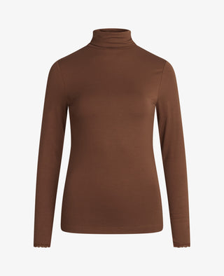 LAURANN ROLL NECK BLOUSE