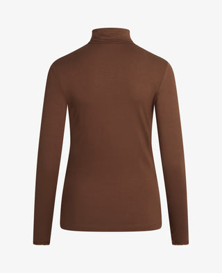 LAURANN ROLL NECK BLOUSE
