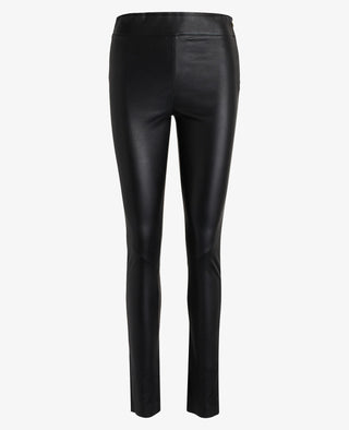 ESSENTIAL LEATHER STRETCH TROUSERS