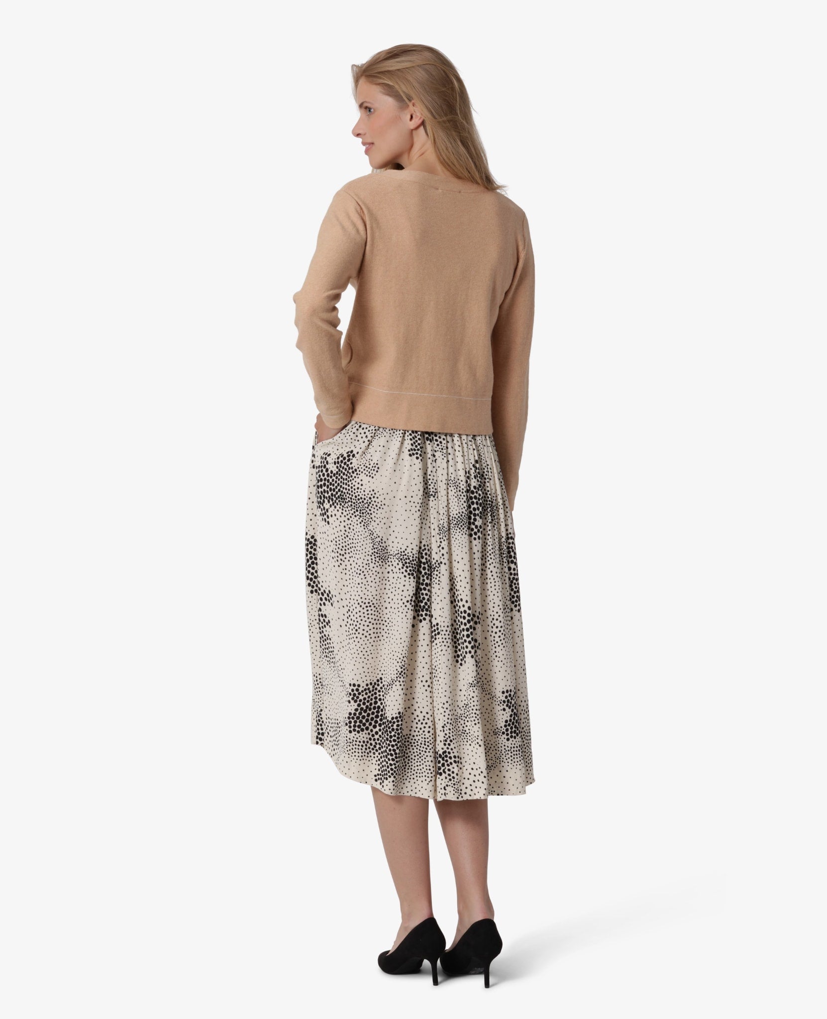 ESSENTIAL COTTON CASHMERE CARDIGAN