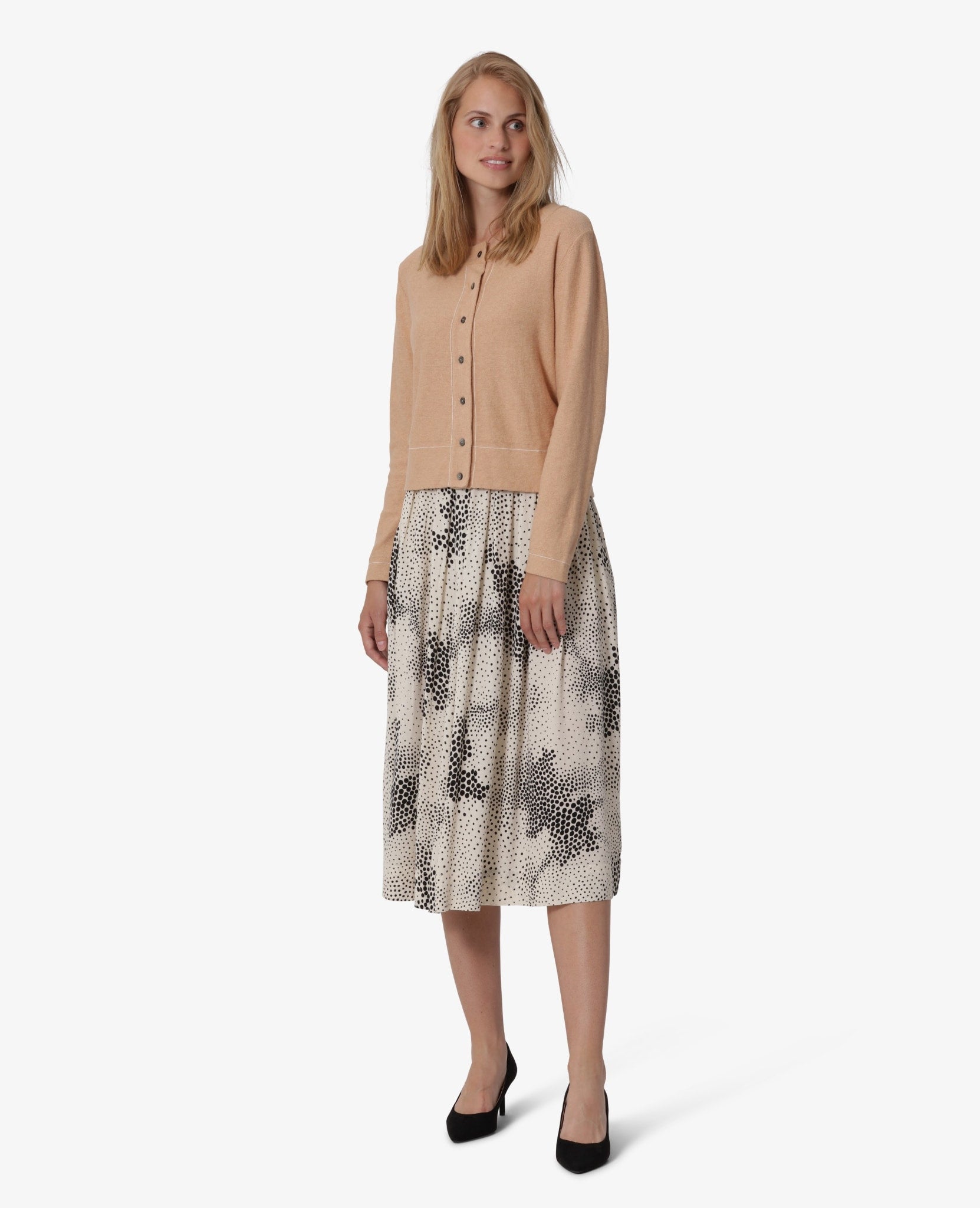 ESSENTIAL COTTON CASHMERE CARDIGAN