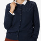 ESSENTIAL COTTON MELANGE CARDIGAN