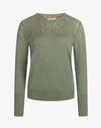 ESSENTIAL COTTON MELANGE PULLOVER
