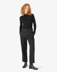 LAURANN LACE JERSEY BLOUSE