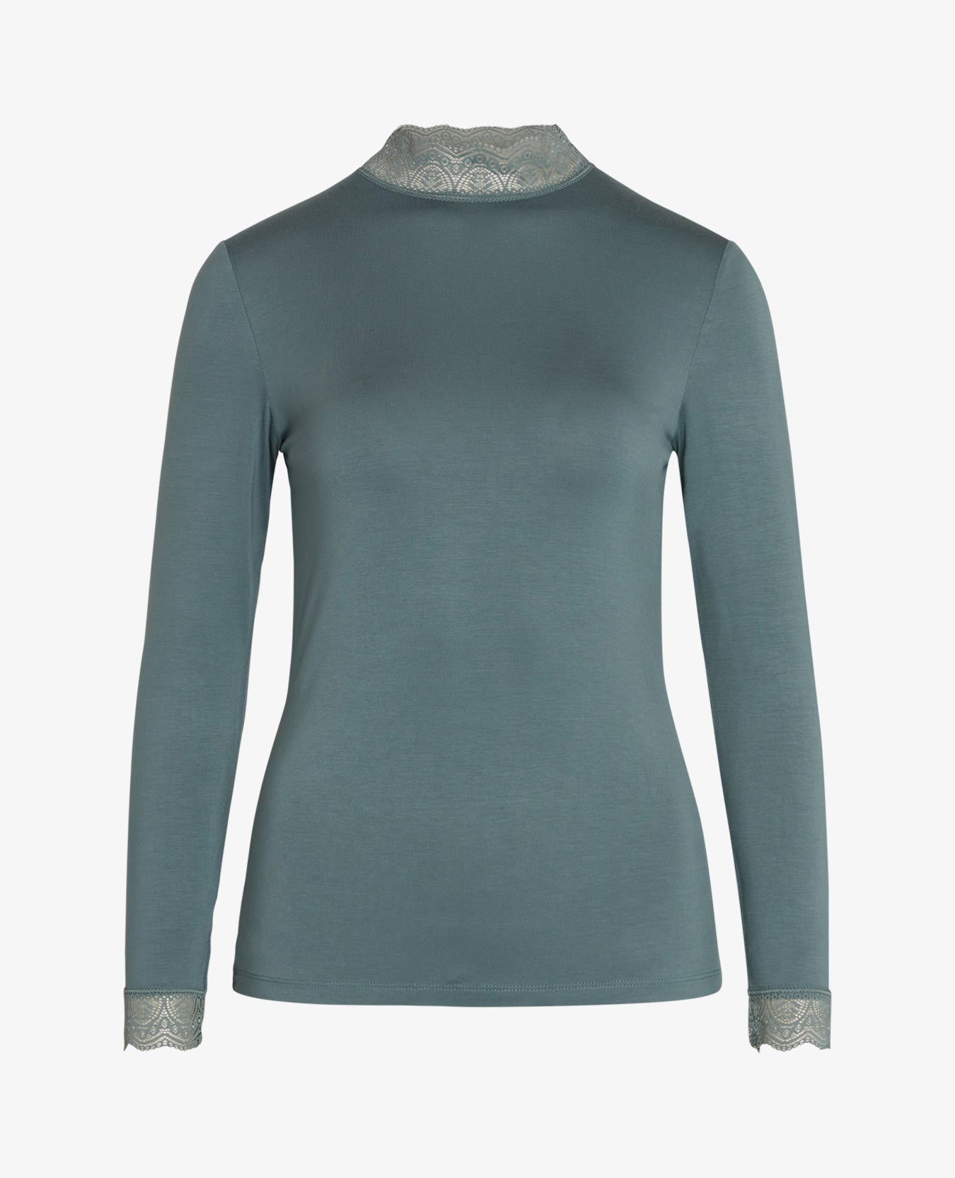 ESSENTIAL LACE JERSEY T-SHIRT