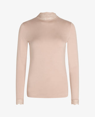 ESSENTIAL LACE JERSEY T-SHIRT