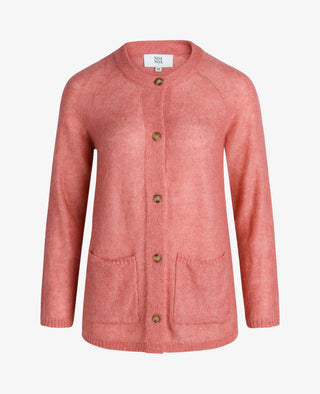 ESSENTIAL MELANGE MOHAIR CARDIGAN