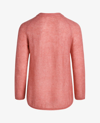 ESSENTIAL MELANGE MOHAIR CARDIGAN