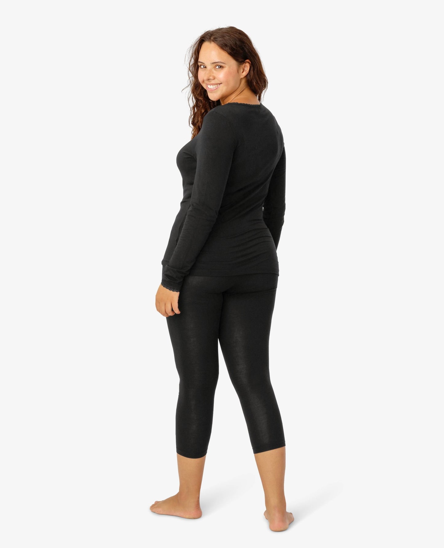 BASIC JERSEY 3/4 LEGGINGS