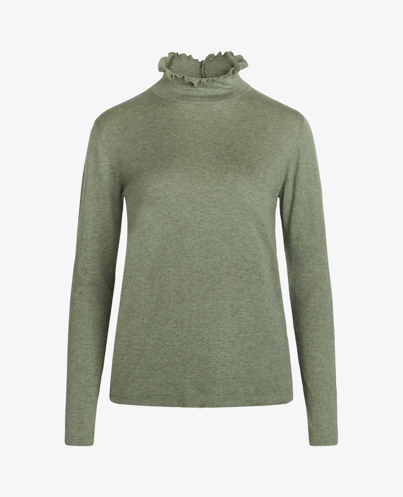 ESSENTIAL COTTON MELANGE PULLOVER