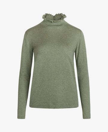 ESSENTIAL COTTON MELANGE PULLOVER