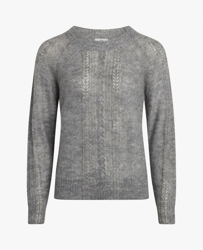 ESSENTIAL MELANGE MOHAIR PULLOVER