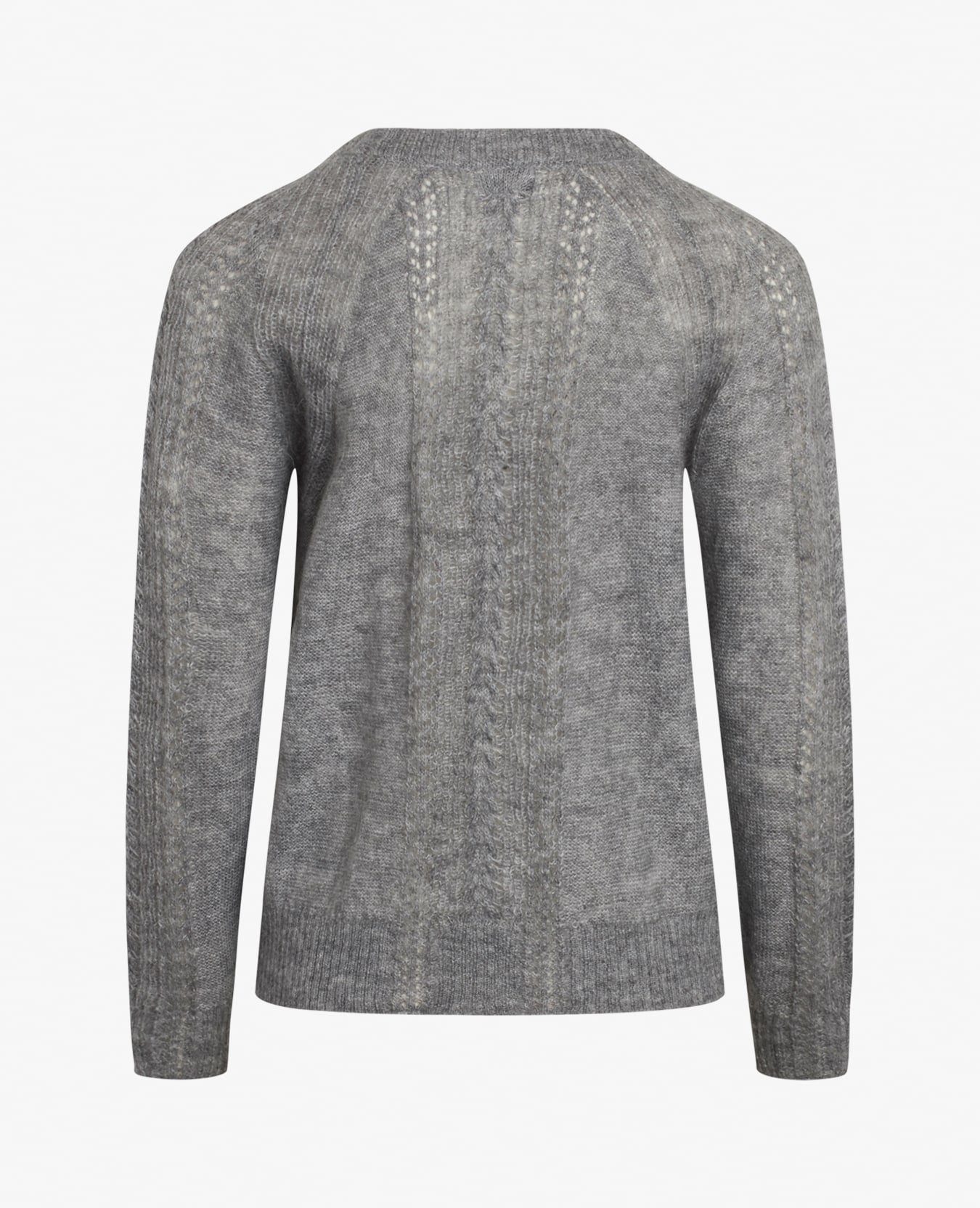 ESSENTIAL MELANGE MOHAIR PULLOVER