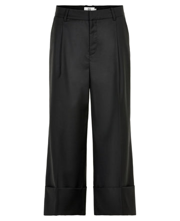 WOOL BLEND SUIT TROUSERS