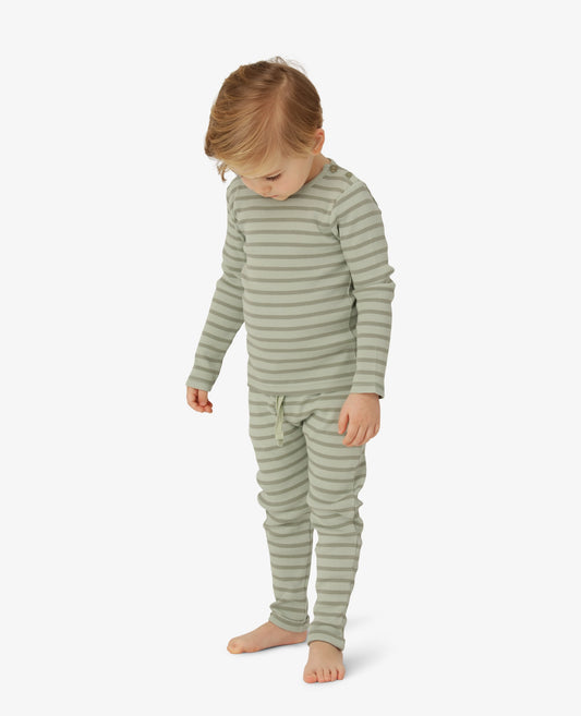 BOY BASIC 2X2 RIB STRIPED TROUSERS