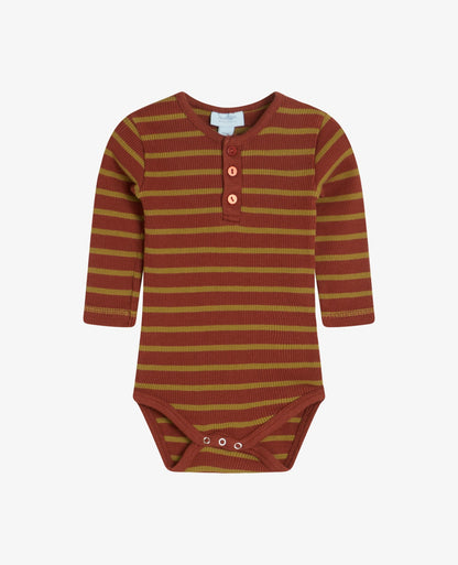 BOY BASIC 2X2 RIB STRIPED BABY BODY