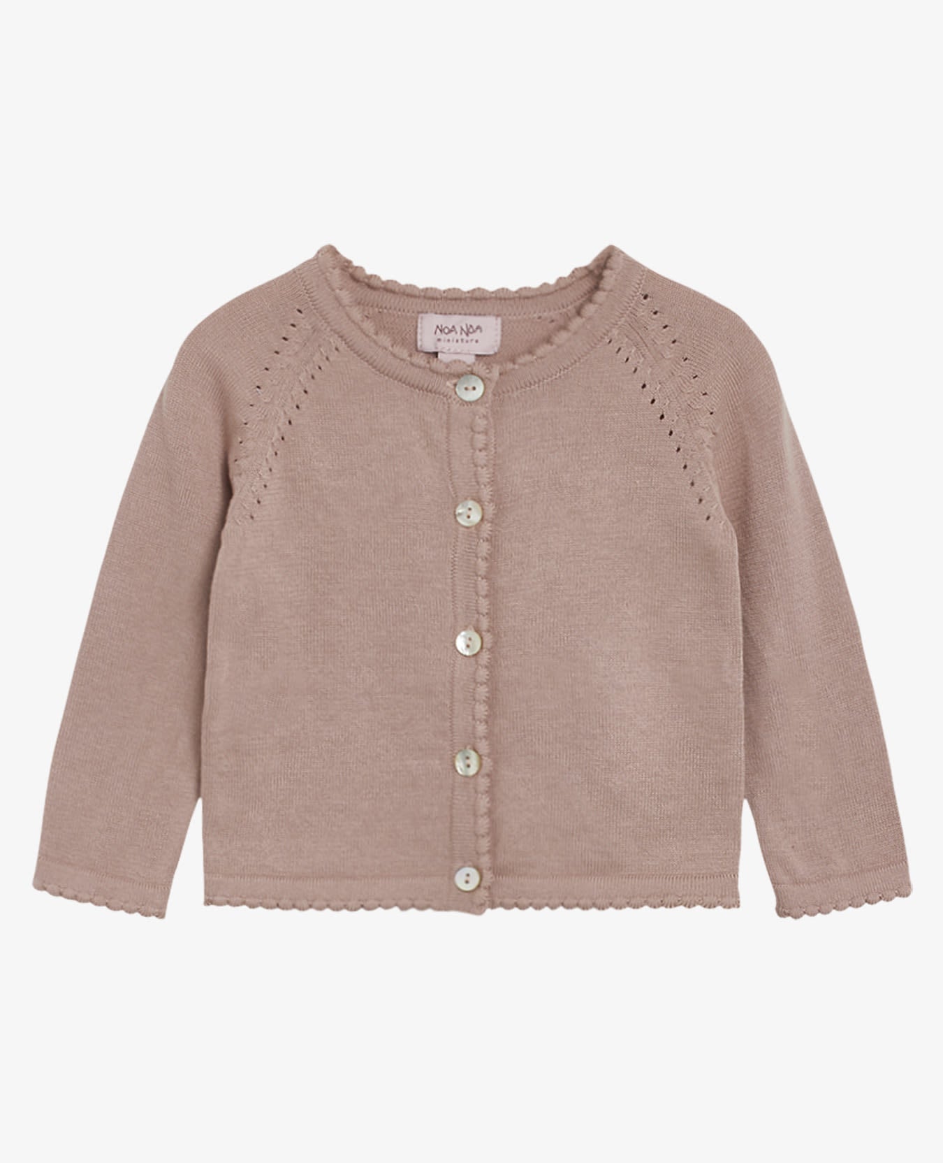 BABY BASIC LIGHT KNIT CARDIGAN