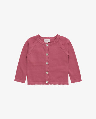 BABY BASIC LIGHT KNIT CARDIGAN