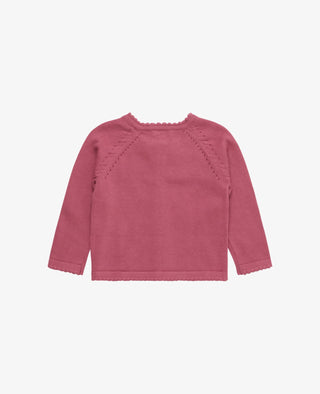 BABY BASIC LIGHT KNIT CARDIGAN