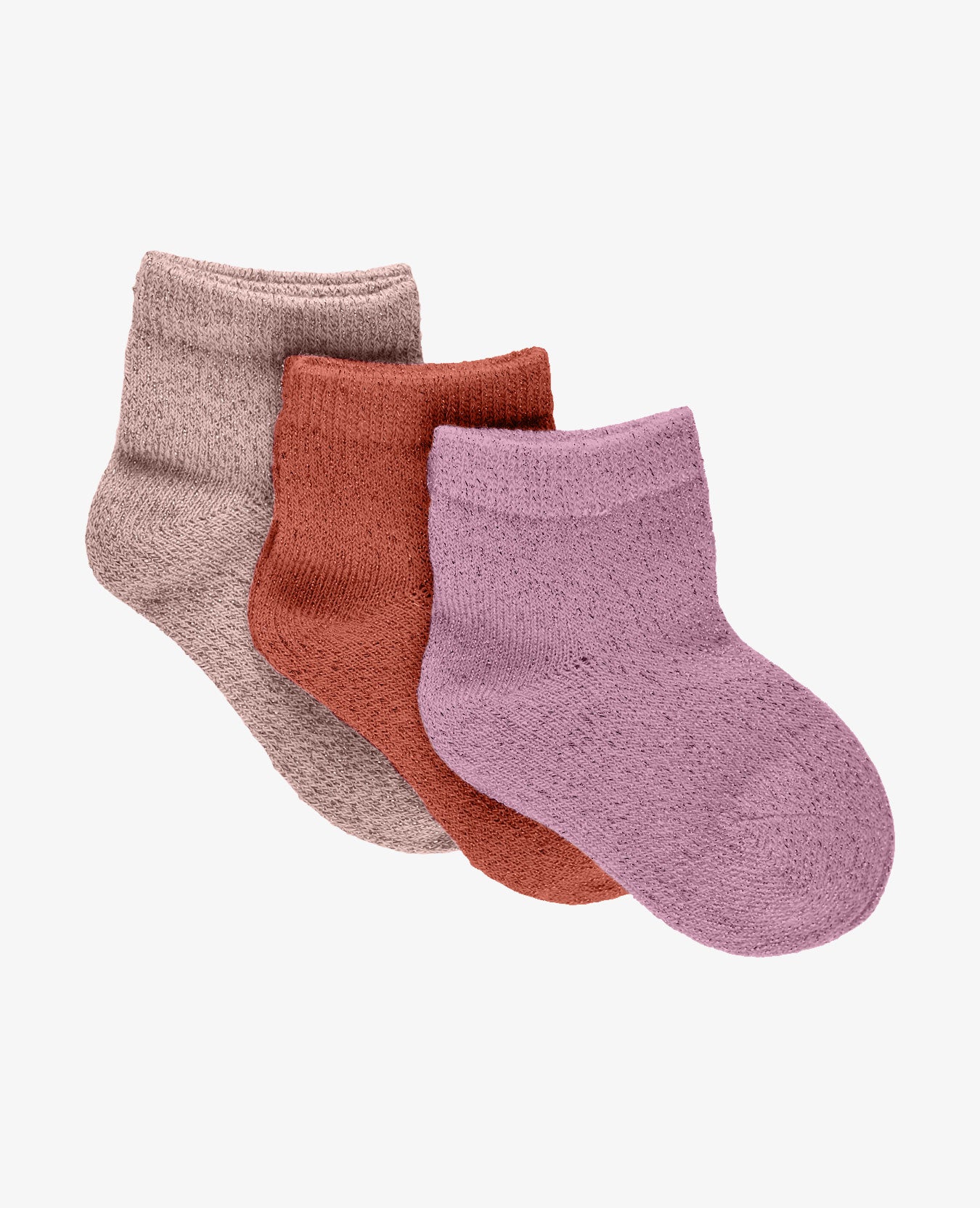 BABY 3-PACK GLITTER SOCKS