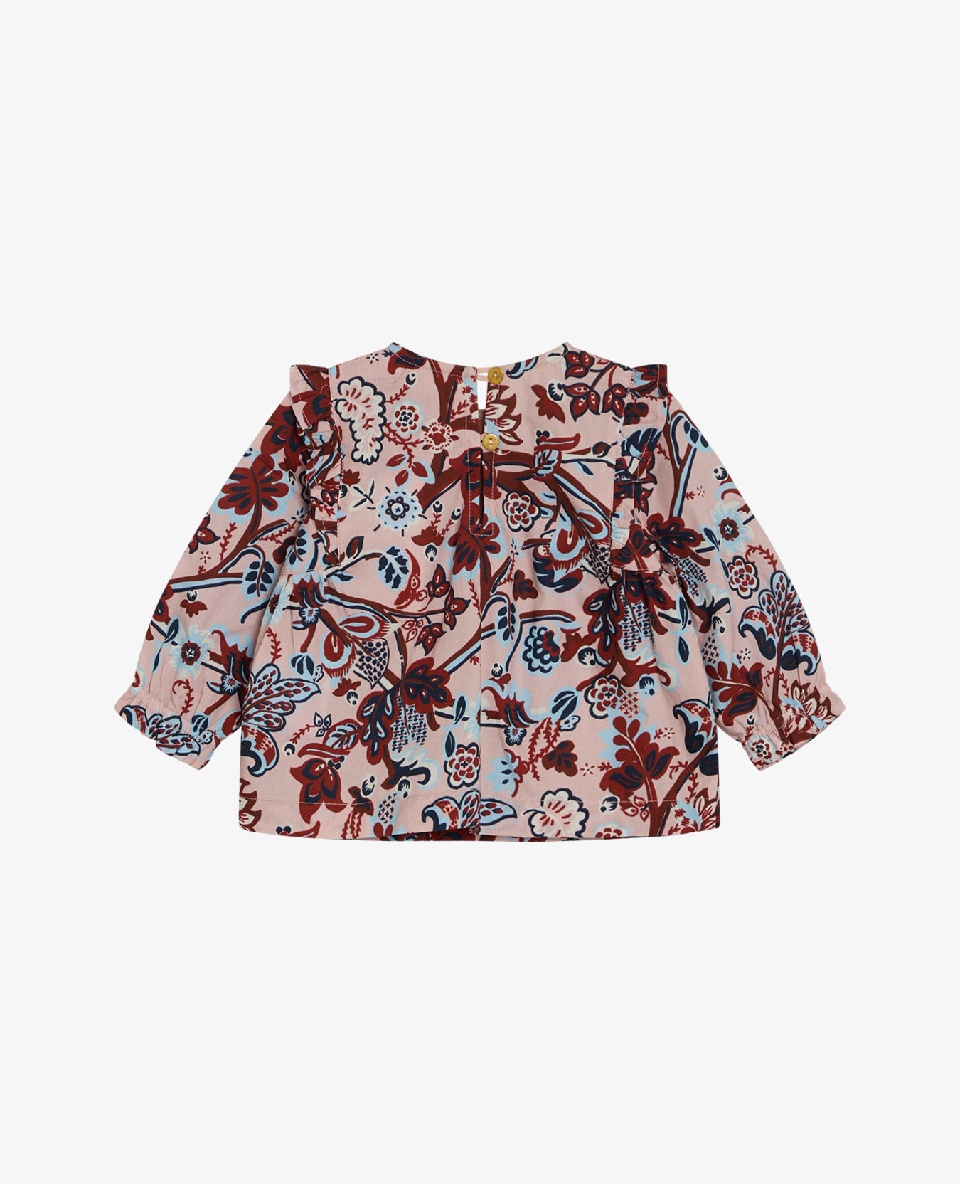 BABY WILD FLOWER ORG. POPLIN BLOUSE