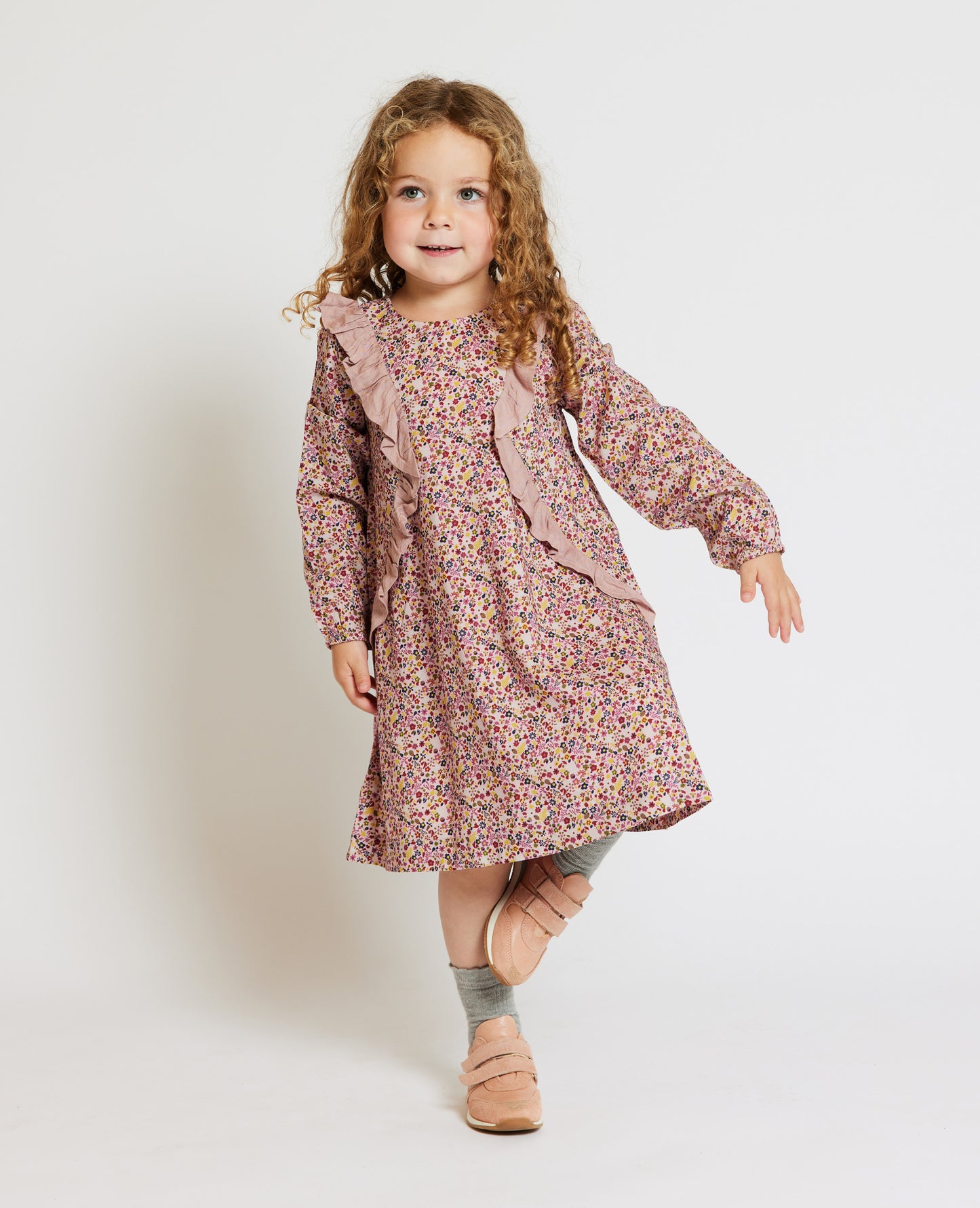 MINI DITZY FLOWER VISCOSE DRESS