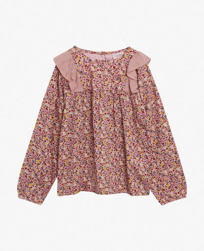 MINI DITZY FLOWER VISCOSE BLOUSE