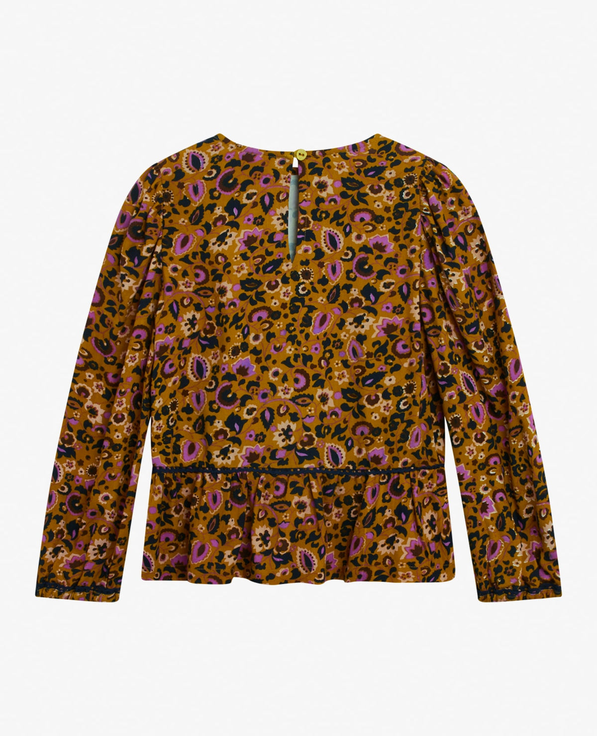 MINI FLOWER TWILL VISCOSE BLOUSE Molly´s Collective ApS Bluser
