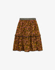 MINI FLOWER TWILL VISCOSE SKIRT Molly´s Collective ApS Nederdele