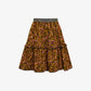 MINI FLOWER TWILL VISCOSE SKIRT