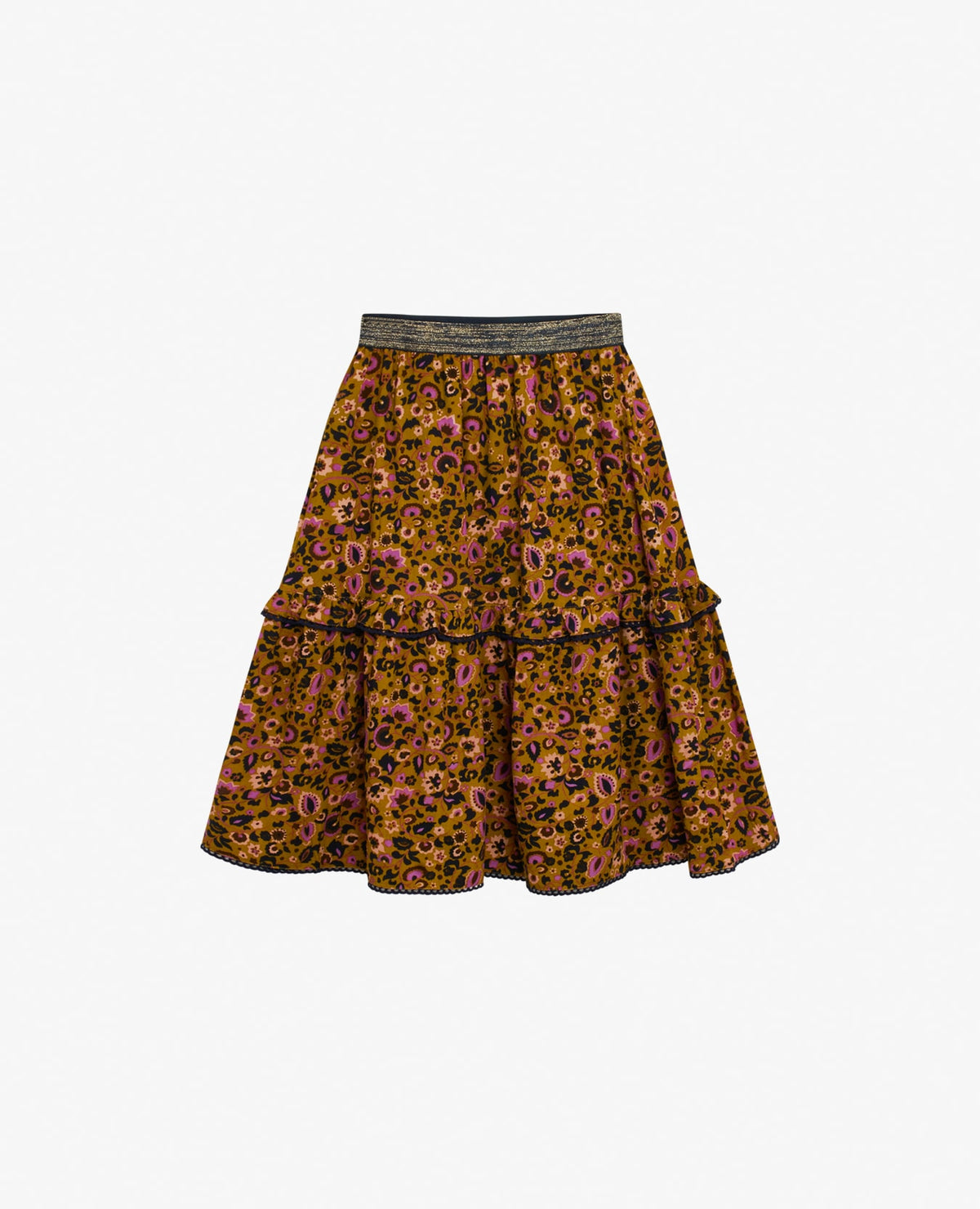 MINI FLOWER TWILL VISCOSE SKIRT Molly´s Collective ApS Nederdele