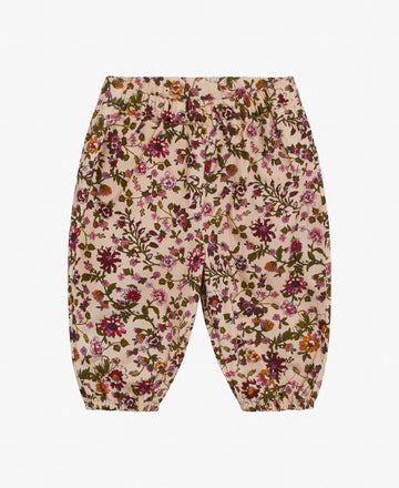 BABY ANTIQUE BLOOM ORG. POPLIN TROUSERS