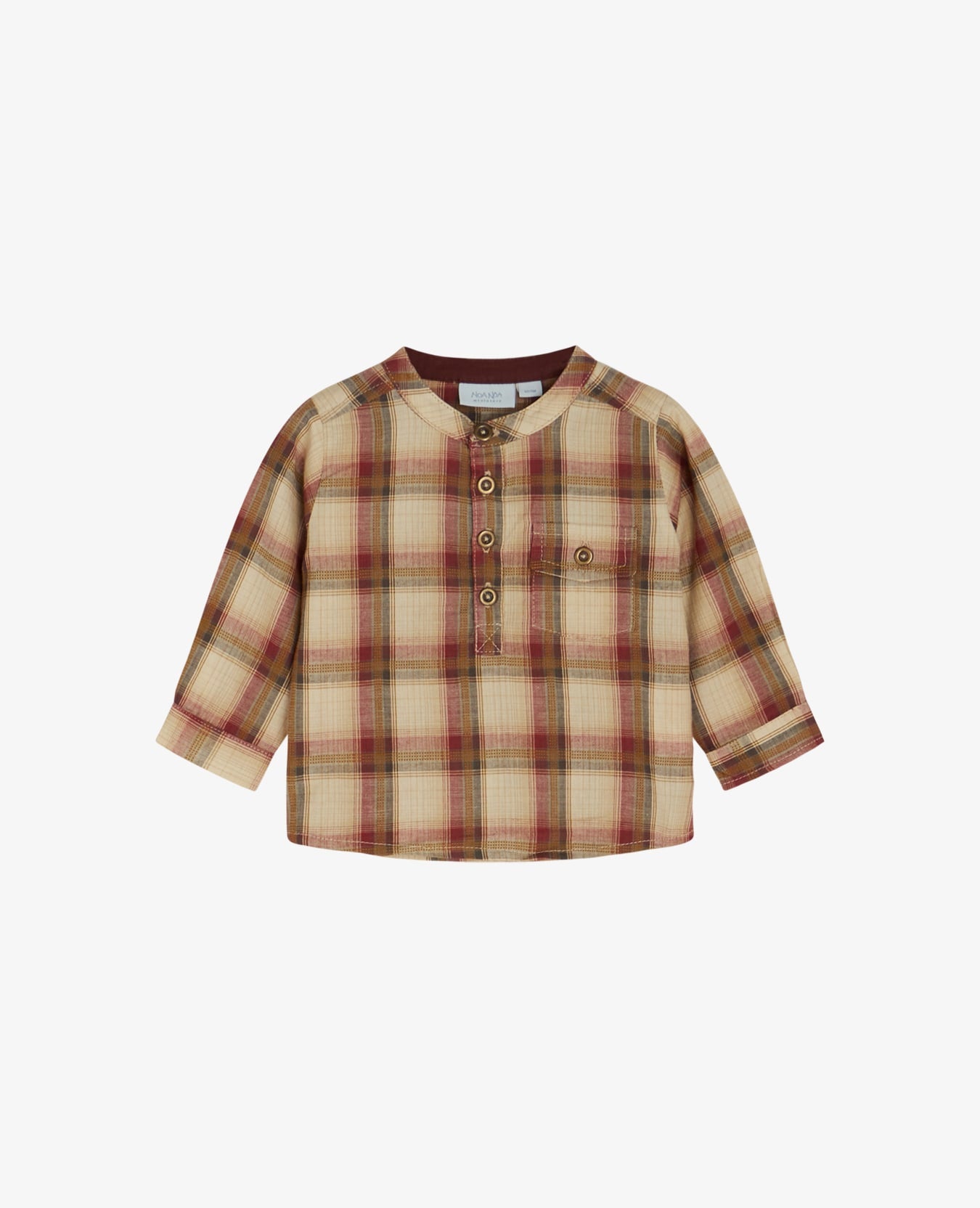 BOY ORGANIC LUMBER CHECK SHIRT