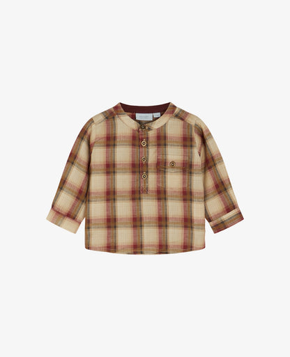 BOY ORGANIC LUMBER CHECK SHIRT