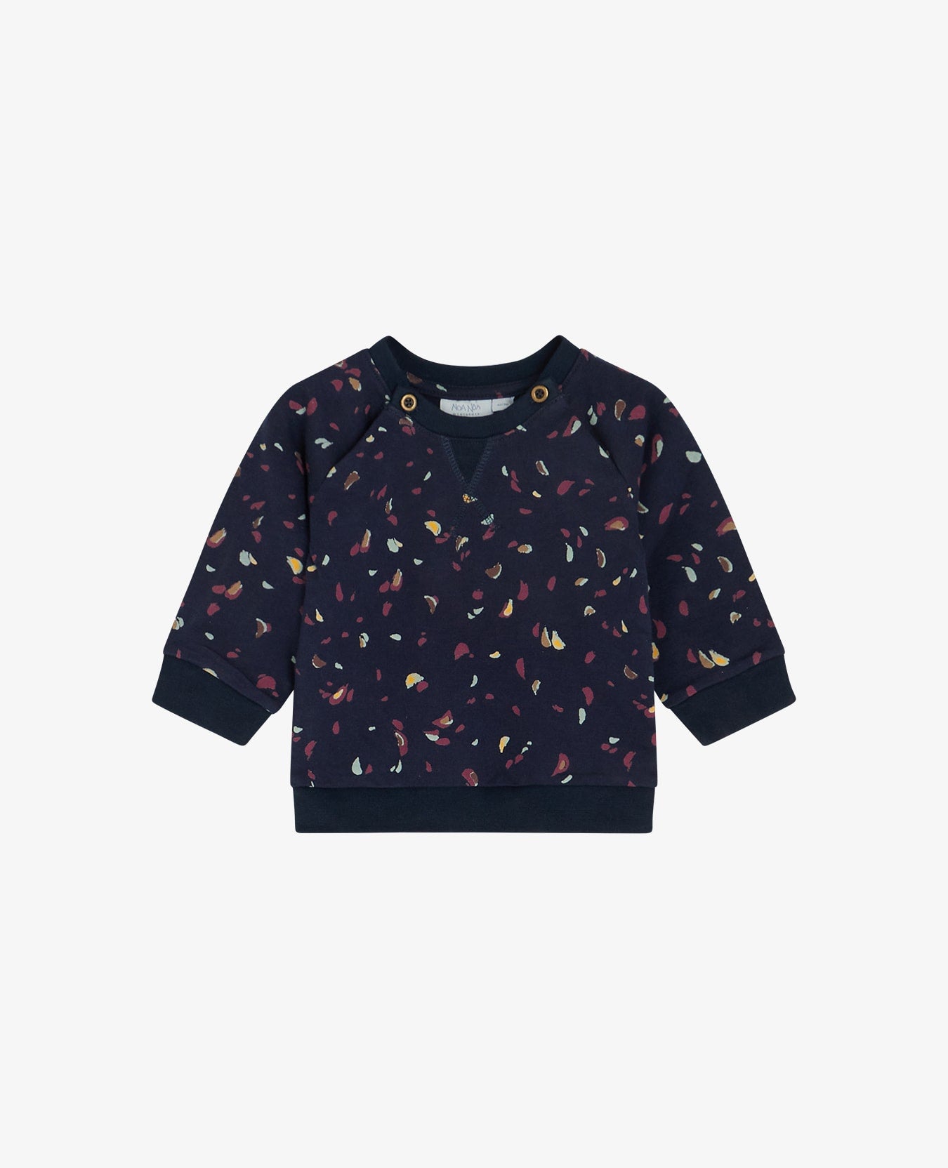 BOY ORGANIC PRINTED SOFT SWEAT PULLOVER