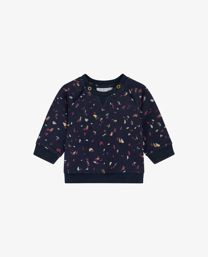 BOY ORGANIC PRINTED SOFT SWEAT PULLOVER