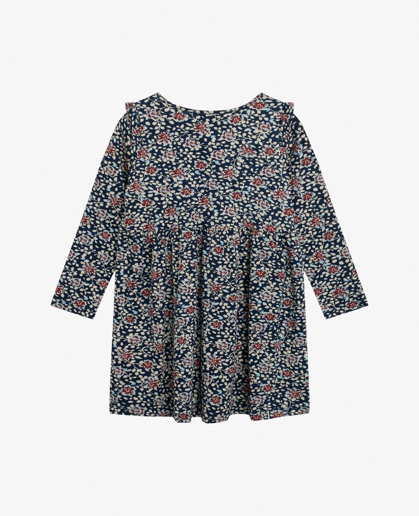 MINI BLUE FLOWER ORG. JERSEY DRESS