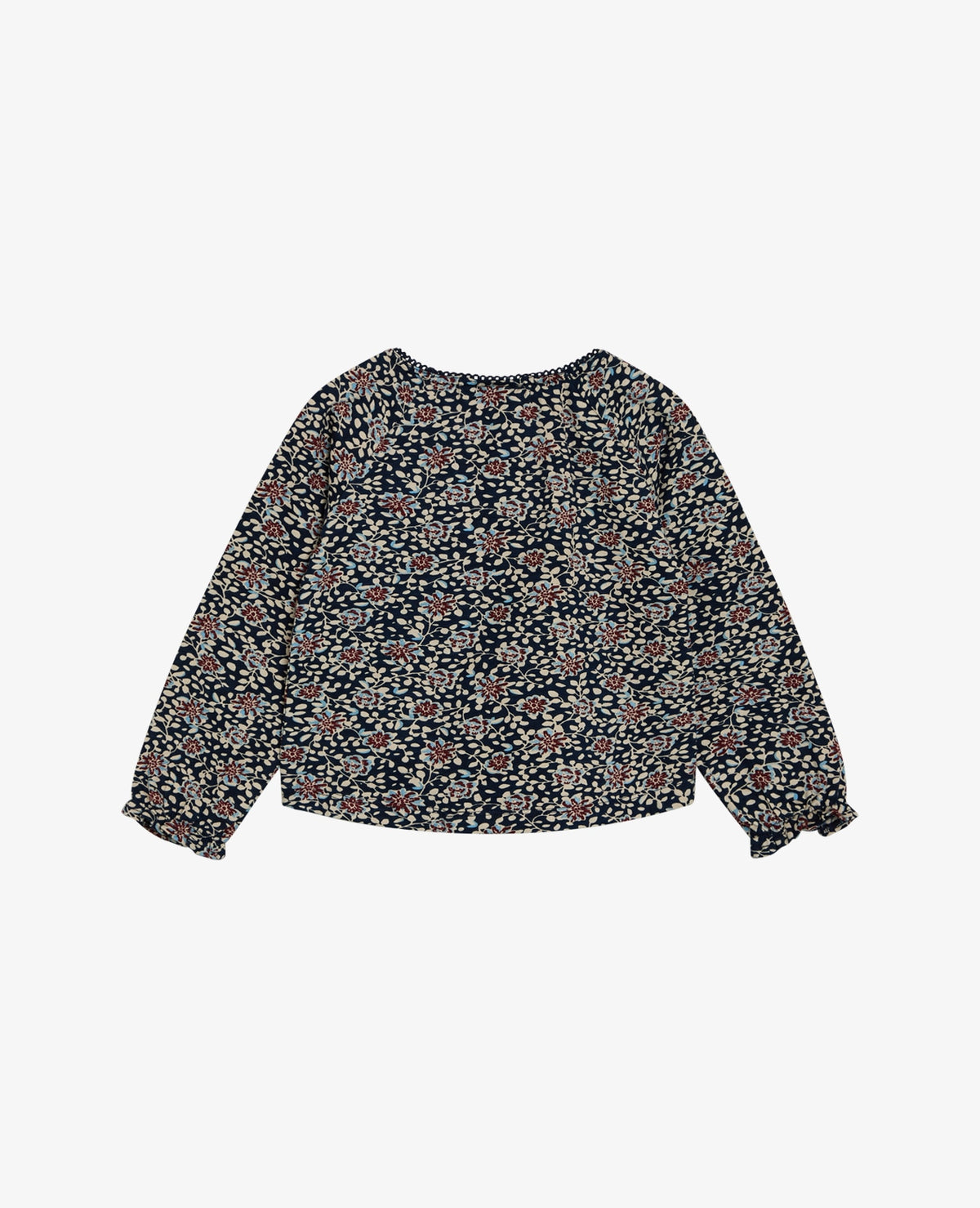 MINI BLUE FLOWER ORG. JERSEY T-SHIRT Molly´s Collective ApS T-shirt