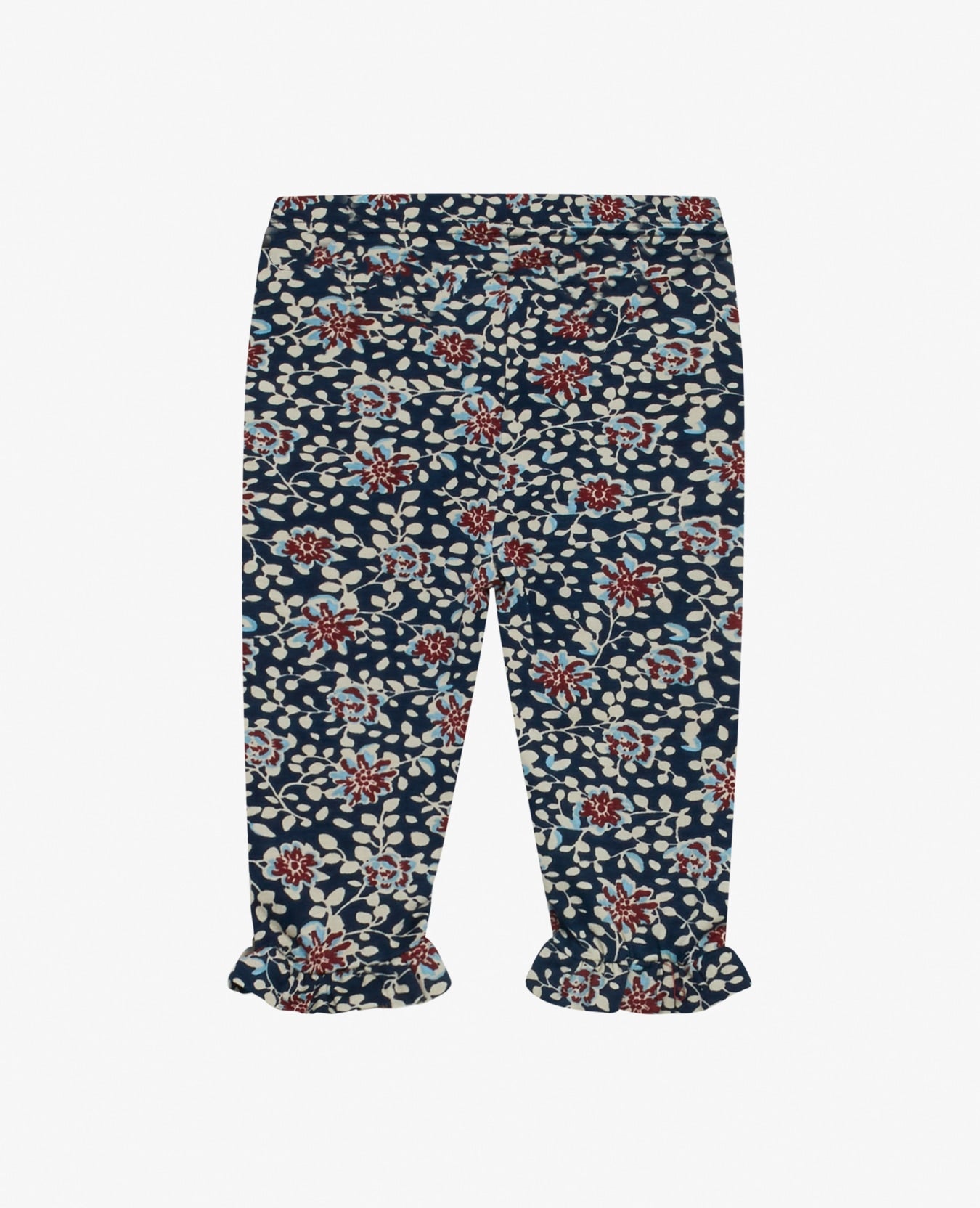 BABY BLUE FLOWER ORG. JERSEY LEGGINGS