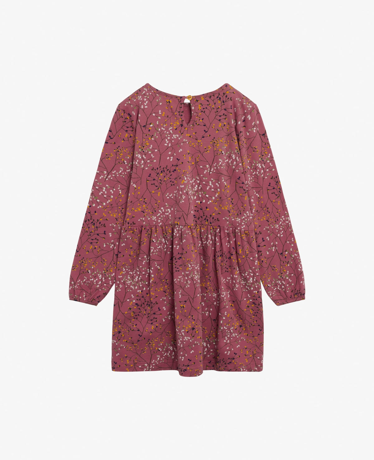 MINI TINY LEAF ORG. JERSEY DRESS Molly´s Collective ApS Kjoler