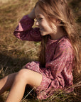 MINI TINY LEAF ORG. JERSEY DRESS Molly´s Collective ApS Kjoler