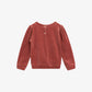 MINI VELVET JERSEY SWEATSHIRT