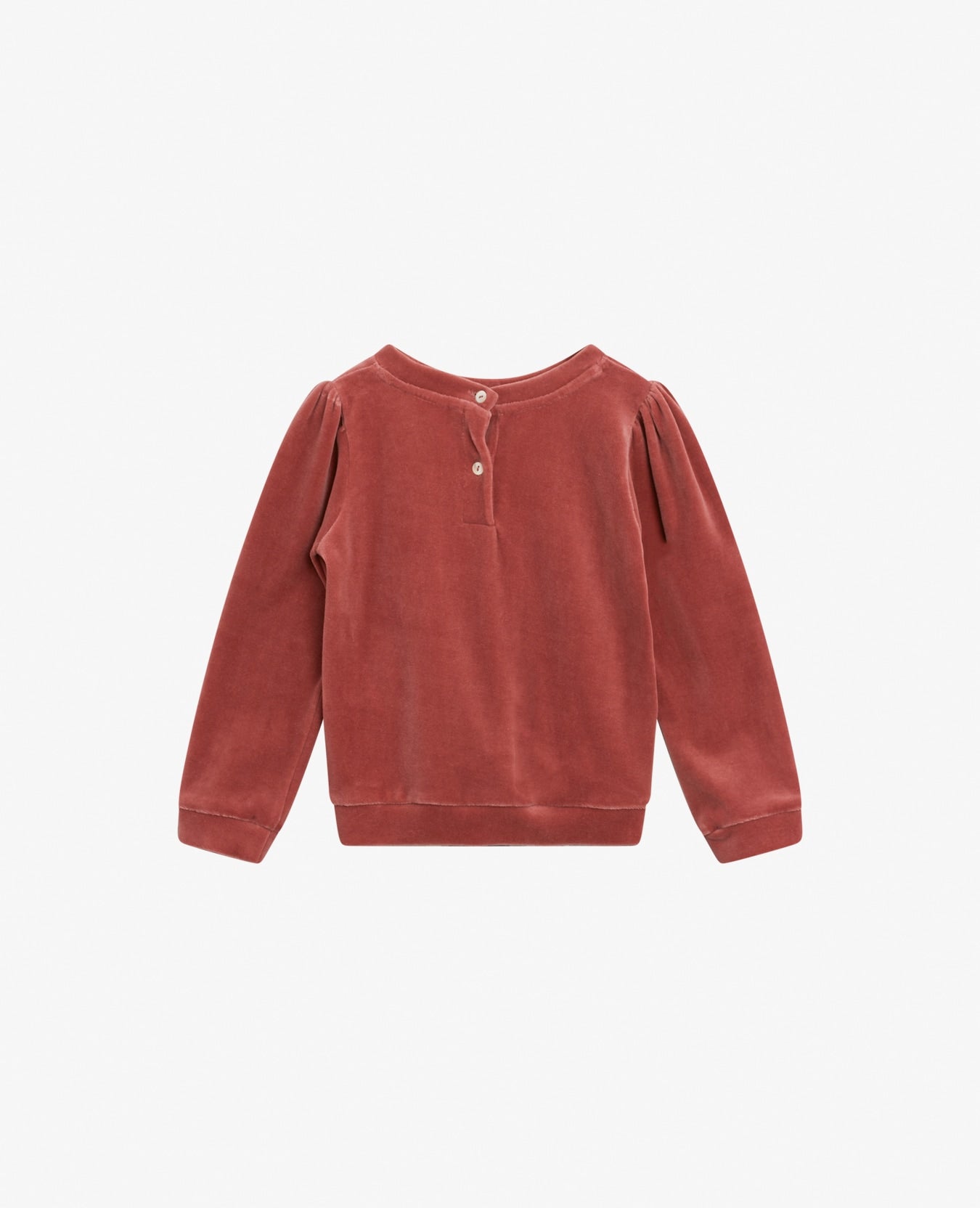 MINI VELVET JERSEY SWEATSHIRT